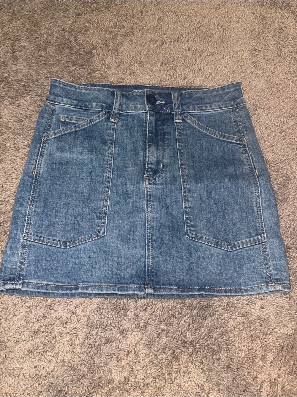 American Eagle Outfitters Blue Denim Mini Skirt